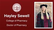 Hayley Sewell - College of Pharmacy - Doctor of Pharmacy