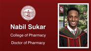 Nabil Sukar - College of Pharmacy - Doctor of Pharmacy