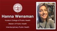 Hanna Wensman - Hudson College of Public Health - Master of Public Health - Interdisciplinary Public Health
