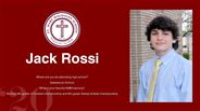 Jack Rossi - Where will you be attending high school?  - Salesianum School  - What is your favorite SMM memory? - Winning 6th grade JV football championship and 8th grade Varsity football championship