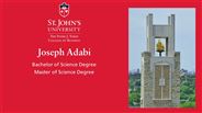 Joseph Adabi - Master of Science Degree
