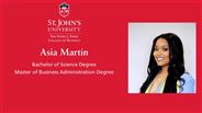 Asia Martin - Master of Business Administration Degree
