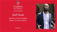 Joel Ossai - Master of Science Degree