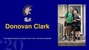 Donovan Clark - “God really answered my prayers when I said I cant wait to graduate”