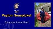 Payton Neuspickel - Enjoy your time at Lloyd