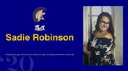 Sadie Robinson - “when the sun goes down and the band won’t play I will always remember us this way”