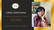 JUBSIA GWANYAMA - The Mervyn M. Dymally School of Nursing - Nursing - Entry Level Masters