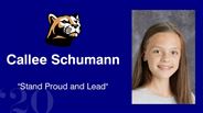 Callee Schumann