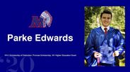 Parke Edwards - WVU Scholarship of Distinction, Promise Scholarship, WV Higher Education Grant
