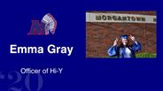 Emma Gray - Officer of Hi-Y