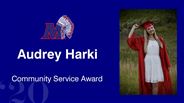 Audrey Harki - Community Service Award