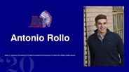 Antonio Rollo - Brian A. Stevens Scholarship Promise Scholarship Scholarship of Distinction Kelley Giddis Award