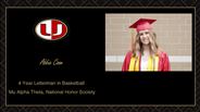 Abbie Coen - 4 Year Letterman in Basketball -  Mu Alpha Theta, National Honor Society 
