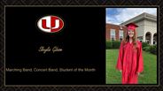 Shaylie Gibson - Marching Band, Concert Band, Student of the Month