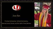 Lauren Kisner - Promise Scholarship, Softball Scholarship, - National Honor Society and Mu Alpha Theta Member