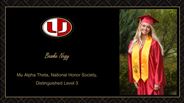 Brooke Nagy - Mu Alpha Theta, National Honor Dociety, Distinguished Level 3