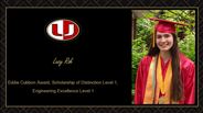 Lucy Roh - Eddie Cubbon Award, Scholarship of Distinction Level 1, - Engineering Excellence Level 1