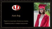 Annelies Stealey - Played in a local band, Worked as a barista, - Published poetry in multiple local journals
