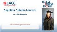 Angelina Antonio Lorenzo - AA - Child Development
