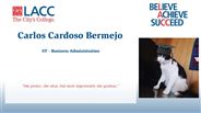 Carlos Cardoso Bermejo - ST - Business Administration