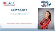 Nelly Chacon - AA - Social and Behavior Science