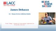 James Debacco - AA - Human Services Addiction Studies
