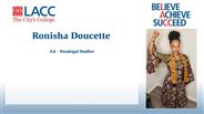 Ronisha Doucette - AA - Paralegal Studies