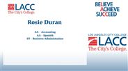 Rosie Duran - AA - Accounting