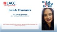 Brenda Fernandez - AA - Arts and Humanities