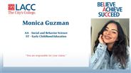 Monica Guzman - AA - Social and Behavior Science
