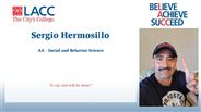 Sergio Hermosillo - AA - Social and Behavior Science
