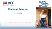 Diamond Johnson - AT - Psychology