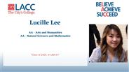 Lucille Lee - AA - Arts and Humanities