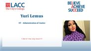 Yuri Lemus - ST - Administration of Justice