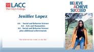 Jeniffer Lopez - AA  - Social and Behavior Science