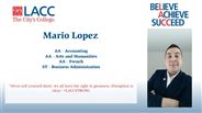 Mario Lopez - AA - Accounting