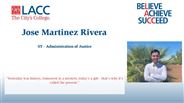 Jose Martinez Rivera - ST - Administration of Justice