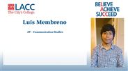 Luis Membreno - AT - Communication Studies