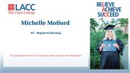 Michelle Mofford - AS - Registered Nursing