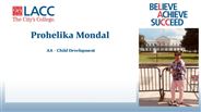Prohelika Mondal - AA - Child Development
