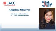 Angelica Oliveros - AA - Social & Behavior Science
