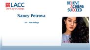 Nancy Petrova - AT - Psychology