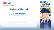 Zulema Pivaral - AA - Child Development