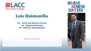 Luis Quintanilla - AA - Social and Behavior Science