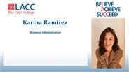 Karina Ramirez - Business Administration