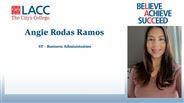 Angie Rodas Ramos - ST - Business Administration
