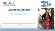 Alexandra Rosales - ST - Administration of Justice