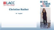 Christine Ruther - AT - English