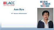 Ann Ryu - ST - Business Administration