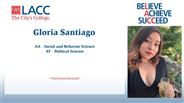 Gloria Santiago - AA - Social and Behavior Science